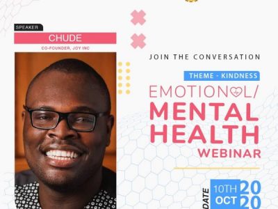 Chude Jideonwo to Speak at TMC Emotional/Mental Health Webinar