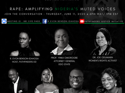 Chude Jideonwo speaks on Rape: Amplifying Nigeria’s Muted Voices.
