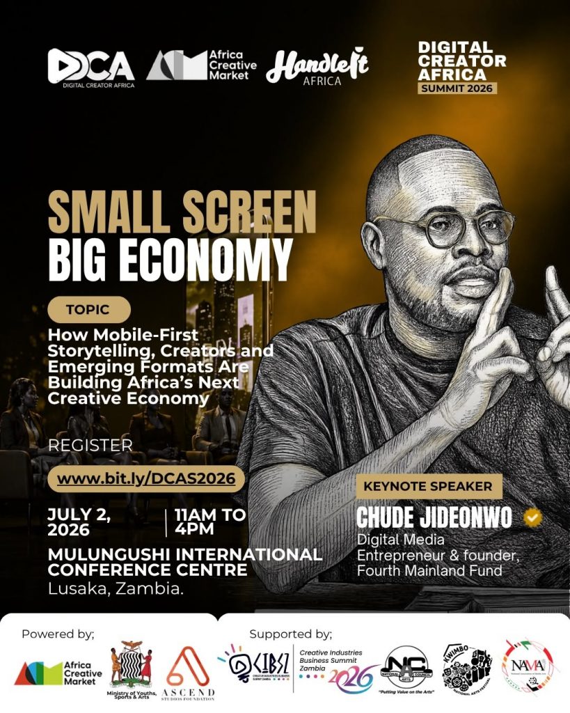 Chude Jideonwo to Speak at the Digital Creator Africa Summit 2026, Lusaka, Zambia