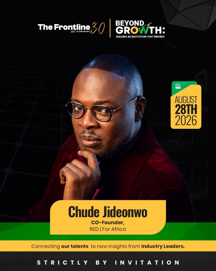 Chude Jideonwo Named Guest Lecturer for The Frontline 3.0 Leadership Series