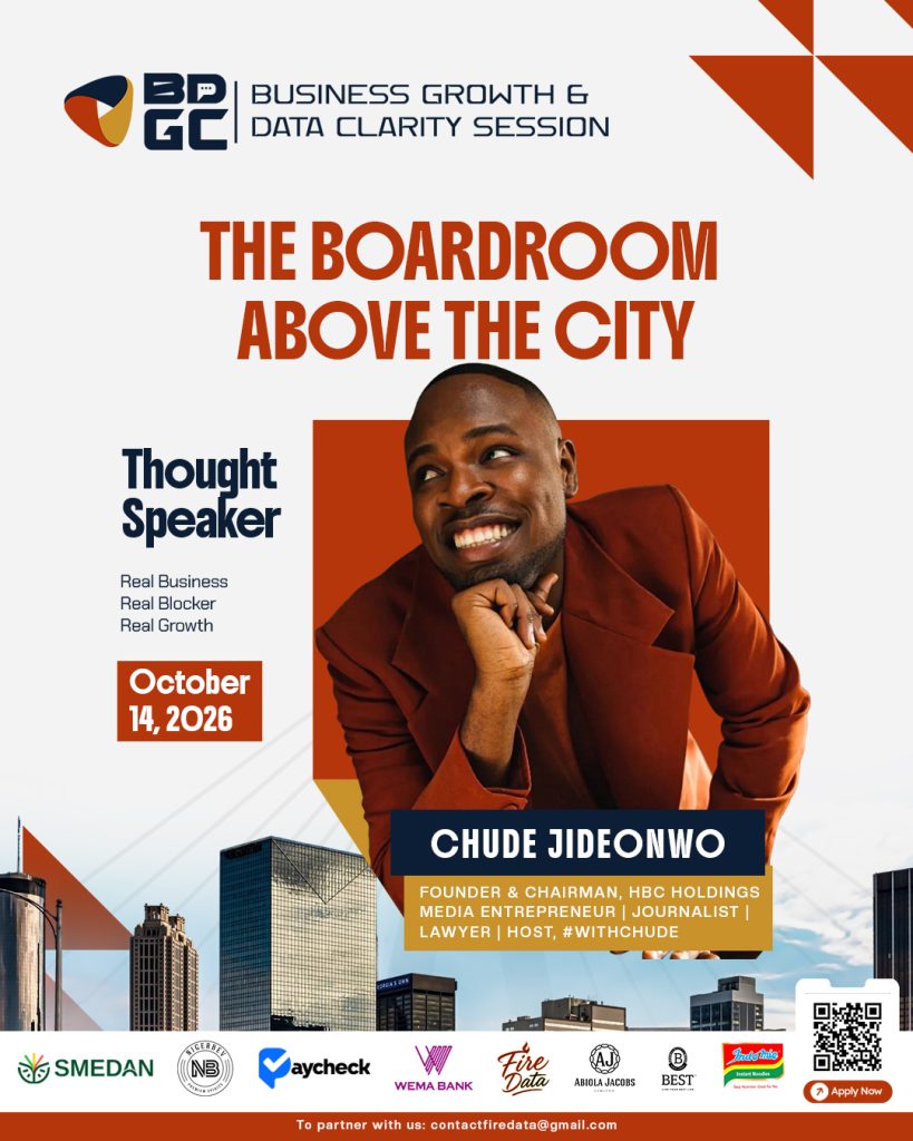 Chude Jideonwo to Speak at Business Growth and Data Clarity Session 2026